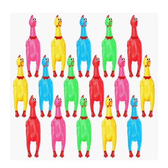 None Other - Rubber Chicken Squeeky Toy Outfif not included